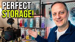 MORE INFO on how to store your Bambu Sunluu filament the organised way. Tubs