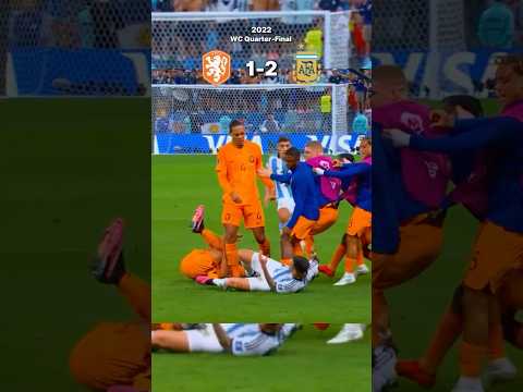 This World Cup Match Was PURE WAR 😱 | Argentina vs Netherlands 2022