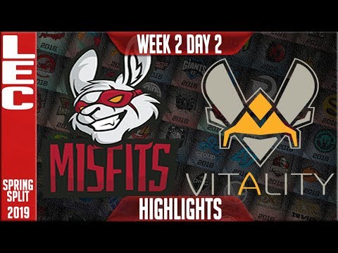 MSF vs VIT Highlights | LEC Spring 2019 Week 2 Day 2 | Misfits vs Vitality