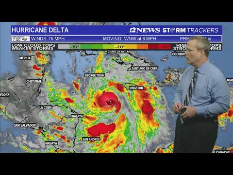 Delta now a hurricane, expected to become category 3
