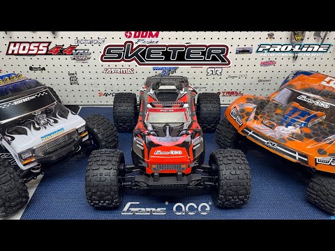 Team Corally Sketer VS Traxxas Hoss VS Pro-Line ProFusion SC (Just for Fun)