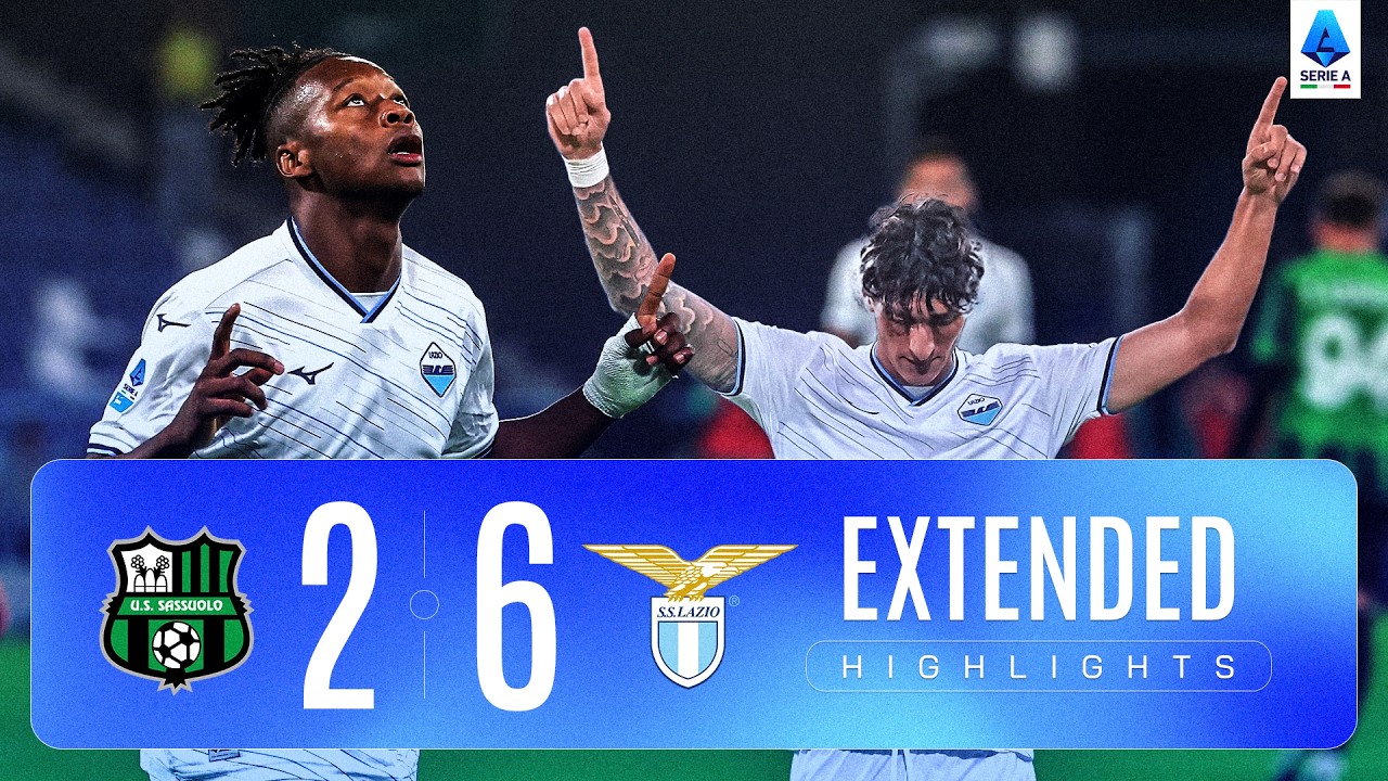 MAXI SINTESI SASSUOLO-LAZIO 2-6 | EXTENDED HIGHLIGHTS | SERIE A ENILIVE 2026/27