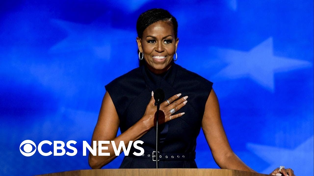 Watch: Michelle Obama slams Trump's "Black jobs" comment, praises Kamala Harris in DNC speech