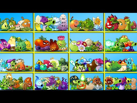 Random 16 Team Plants Tournament - Who Will Win? - PvZ 2 Teams Plant Battlez