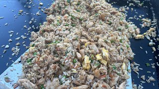 Chicken Fried Rice on the Blackstone Griddle