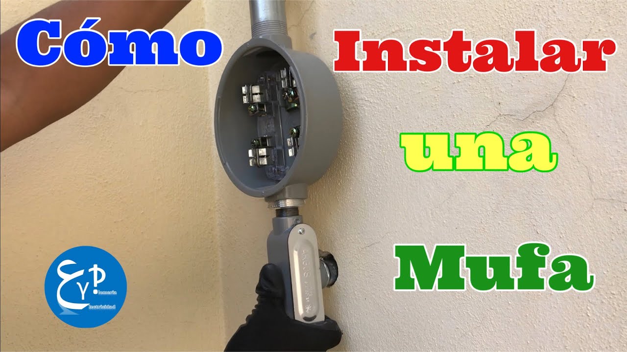 Cómo instalar una mufa para CFE. Bifásica.