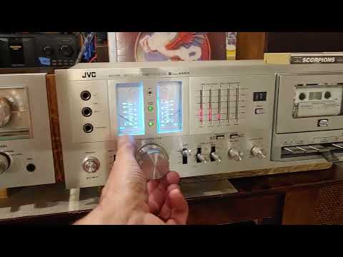 Vintage JVC KD-65 Stereo Cassette Deck. DEMO.