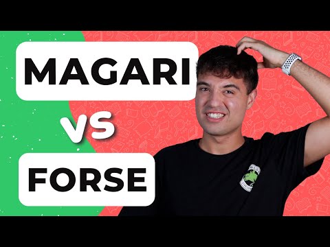 MAGARI vs FORSE: are they the same or different? | Learn Italian (ita audio)
