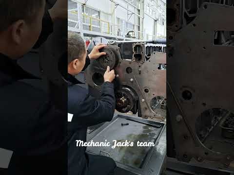 Scania Truck D13 Engine Overhaul and Assembly