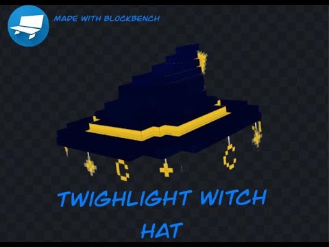 Twilight Minecraft Witch Hat (made with BlockBench)