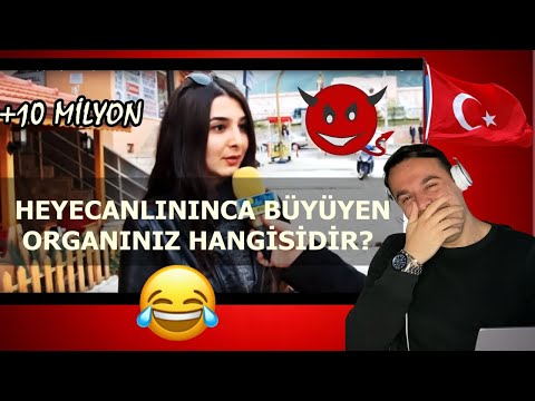 Italian React 🇹🇷 Heyecanlanınca büyüyen organınız hangisidir? - SARI MİKROFON