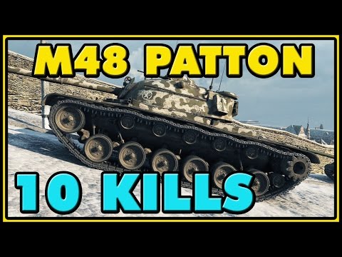 World of Tanks | M48A1 Patton - 10 Kills - 8.8K Damage
