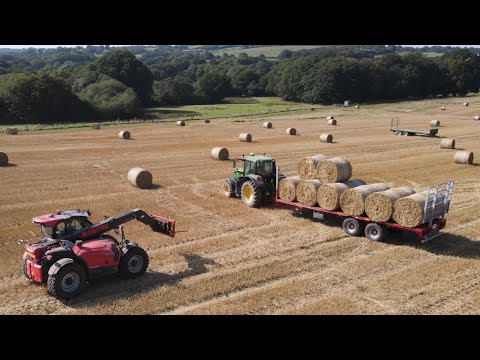 WHEAT STRAW COMING HOME! THE BIG SQUEEZE!