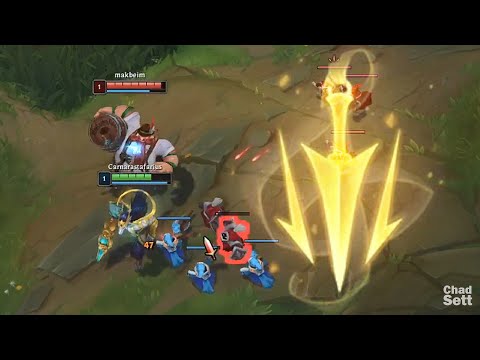 Level 1 Nasus with Lethal Tempo vs Gragas..
