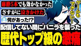 ゲームができなくなる程の激痛に襲われるバニラ【雑談/バニラ/切り抜き】