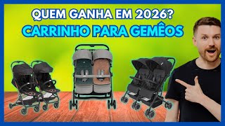 ????‍♂️OS MELHORES CARRINHOS DUPLOS PARA GÊMEOS PARA 2026: QUAL COMPRAR PARA ECONOMIZAR?