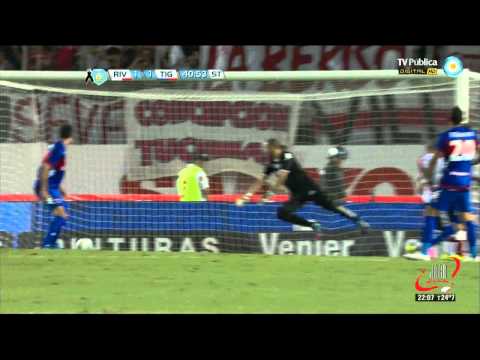 PRIMER GOL DE LUNA - RIVER 3 TIGRE 2 - FECHA 3 (24 02 2013)