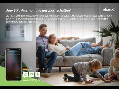 Die Alarmanlage EiMSIG® per Siri steuern