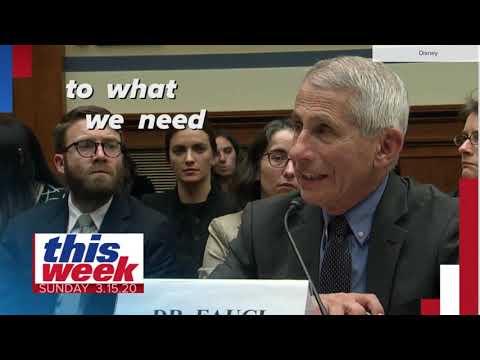 ABC News "This Week" March 15, 2020 Coronavirus Open