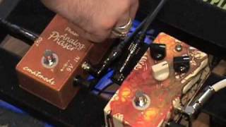 CMATMODS Analog Phaser guitar effects pedal demo with Gearmanndude LUTHER DRIVE n SG