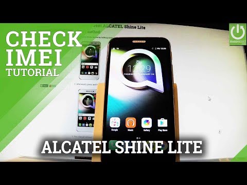 How to Check IMEI in ALCATEL Shine Lite - Status Information