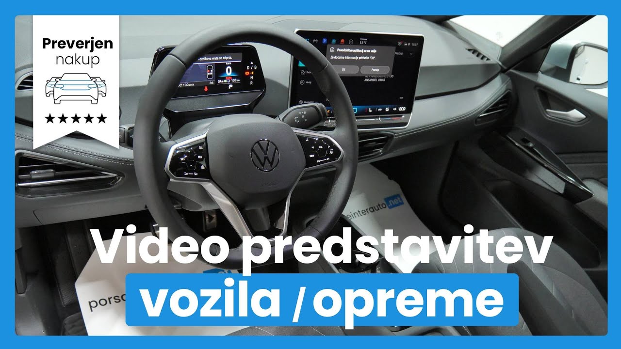 Volkswagen ID.3 Pro 4ALL - DOBAVA VOZILA MAREC 2026