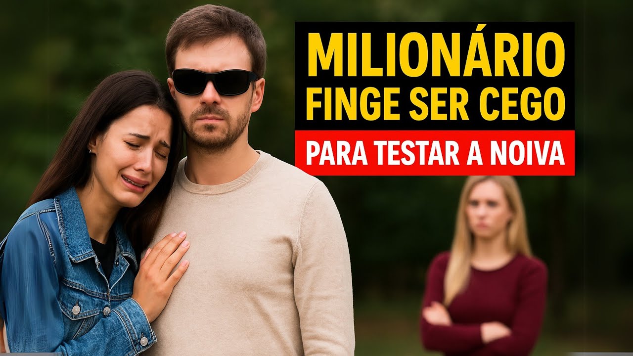 MILIONÁRIO FINGE SER CEGO PARA PROVAR O AMOR DE SUA NOIVA, O QUE ELA FEZ DEIXOU ELE SURPRESO