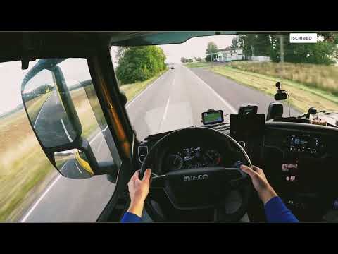 #POV driving in Germany - Bad Sobernheim #trucking #iveco #s-way #forest