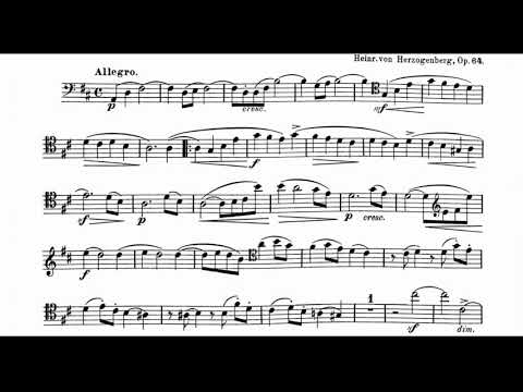 Heinrich von Herzogenberg - Cello Sonata #2 in D Major, Movements 1 & 2