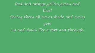 Crackle-Colours Of The Rainbow Lyrics Singing With the Bars High Quality