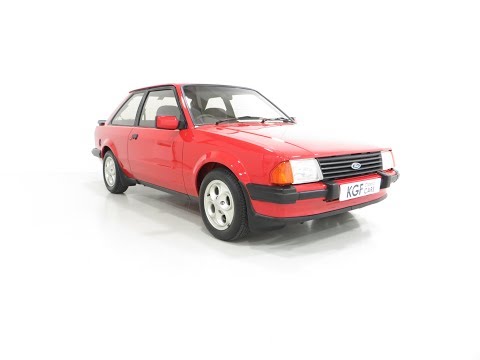 An Award-Winning Late Ford Escort Mk3 XR3i in Rare Rosso Red and 41,494 Miles - SOLD!