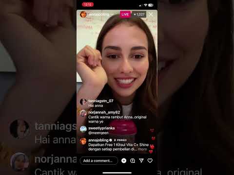 Anna Jobling Ig live 6/6/2023 full