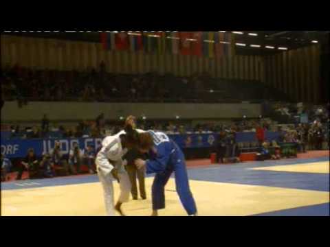 Judo Grand Prix Düsseldorf 2011: -63kg Drexler Hilde (AUT) - Nebie Severine (BUR)