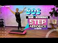 35 Min 80s STEP AEROBICS Basic To Intermediate Stepper Workout 414