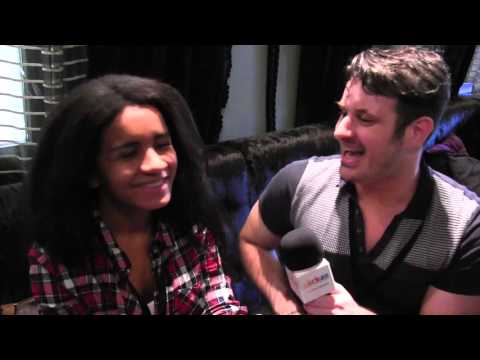 ESCKAZ in London: Interview with Aminata (Latvia 2015)  (at London Eurovision Party)