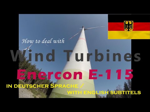 How to deal with windturbines / E 115 Enercon Wind Steuerung Windenergie erneuerbare energie