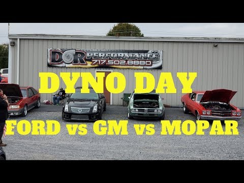 DGR DYNO DAY - FORD vs GM vs MOPAR!