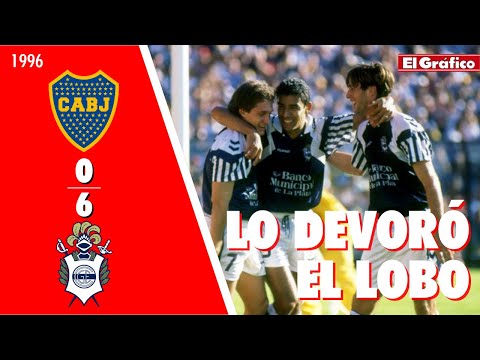 TORNEO CLAUSURA 1996: BOCA 0 GIMNASIA 6