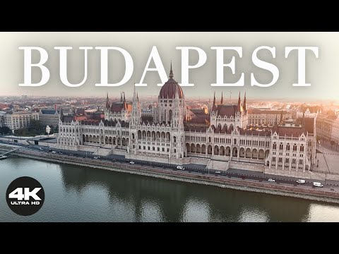 FLYING OVER BUDAPEST, HUNGARY (4K UHD) 1 Hour Ambient Drone Film + Music for beautiful relaxation.