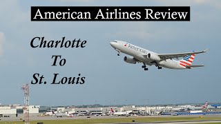 American airline review Charlotte to St. Louis | Boeing 737