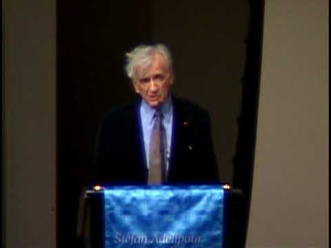 Soheila Adelipour With Eli Wiesel Stefan Adelipour for Life Foundation (2008)