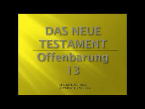 Offenbarung 13 - Elberfelder Bibel