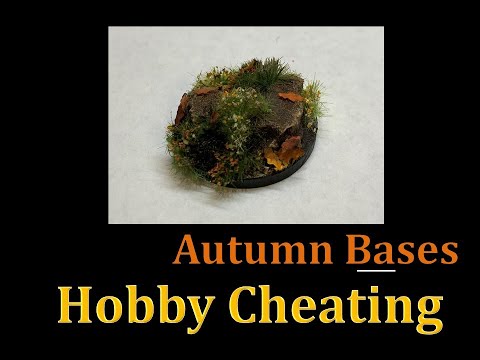 Hobby Cheating 253 - How to Make Autumn Bases