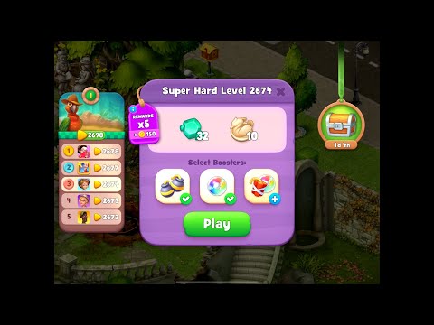 Gardenscapes Level 2674