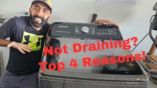 Top 4 Reasons Why Your Samsung Washer Is Not Draining