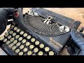 Old and Rusty Vintage Typewriter Restoration - 1921 Remington Portable