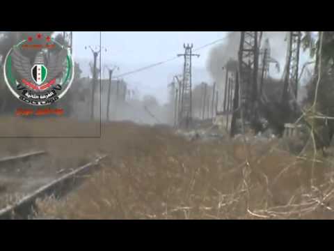 استهداف  لقوات النظام بقاذف بي 10 من قبل الفرقة الثانية - قوات خاصة في القدم في محافظة دمشق