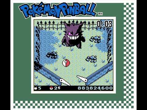 "Pokémon Pinball" Music : 13 - Gengar Stage ~ Gengar