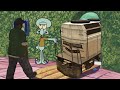 Squidward Kicks Big Smoke And The Damn Train Out Of His House
