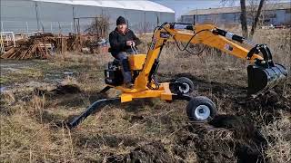 Mini-pelle tractable STILER KOPARKA SPALINOWA 13,5 HP 360°, BACKHOE GASOLINE 13,5 HP à vendre - Image 4 | Machineryline ML Mini-pelle tractable STILER KOPARKA SPALINOWA 13,5 HP 360°, BACKHOE GASOLINE 13,5 HP neuve | Image 4 - Machineryline